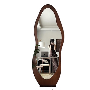 中古全身镜家用落地镜服装店穿衣镜网红女生卧室异形试衣镜子挂墙