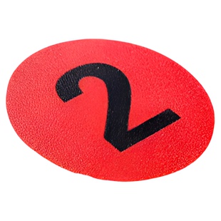 圆形数字贴纸 幼儿园号码贴编号饭店食堂k课桌牌餐桌选手设备牌号墙面机台比赛选手号贴不干胶数字值标签定制