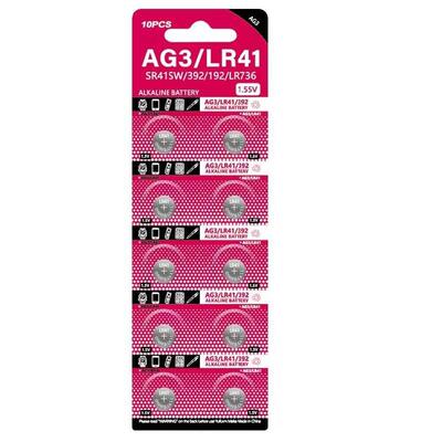 LR44纽扣电池LR110计算器LR41电子手表电池1.5V碱锰纽扣玩具电池