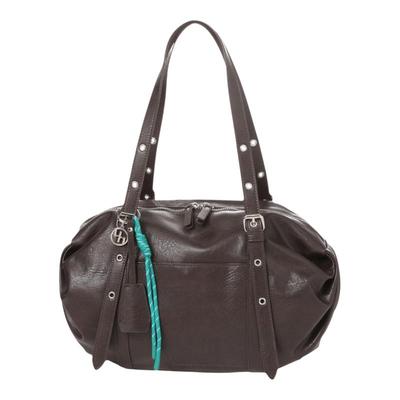 niko and ...提包女2025新款PU质感通勤出行波士顿包631206