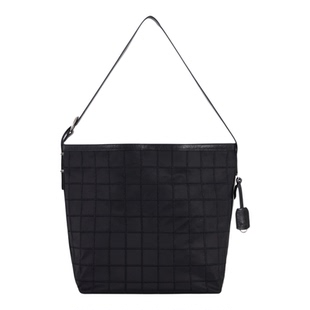 DirtySix 2025AW 尼尼大兜 绣格设计 尼龙大容量单肩斜挎包