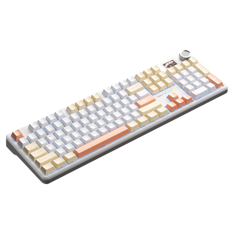 狼蛛F108PRO三模无线屏显键盘