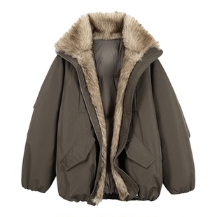 悟空有货冬季座山雕90白鸭绒羽绒服男女2025潮牌情侣百搭保暖外套