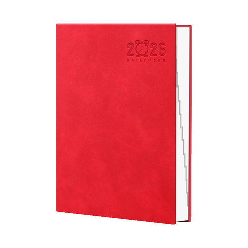 2026年日程本计划表手账本时间管理效率手册日记本365天每日计划本工作计划本日历记事本计划本可定制logo