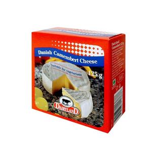 琪雷萨金文笔芝士125g*12丹麦进口即食布里奶酪必然软质干酪整箱