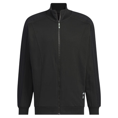 adidas阿迪达斯秋新款男子针织夹克外套立领拉链运动休闲 JI8703