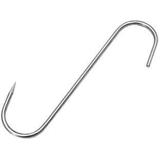 加粗不锈钢牛肉钩挂钩优质烧腊肠尖头S钩子屠宰场专用挂200斤吊钩