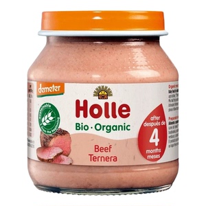 Holle 有机碎牛肉健康安全婴儿果肉菜蓉优质有机辅食香港进口125g