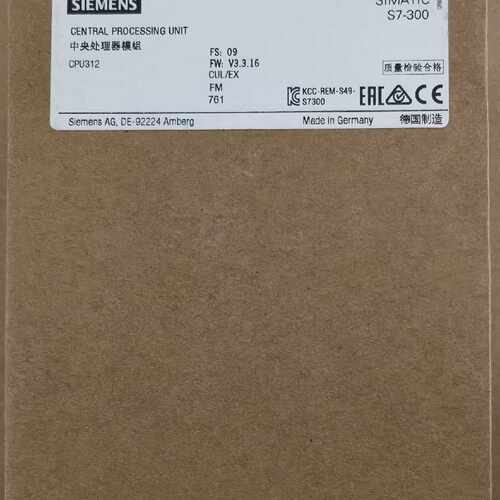 溢价-CPU312 6ES7 312-1AE14-0AB0