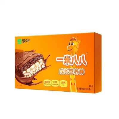 蒙牛一米八八成长营养棒高钙高蛋白营养成长棒休闲零食即食饼干