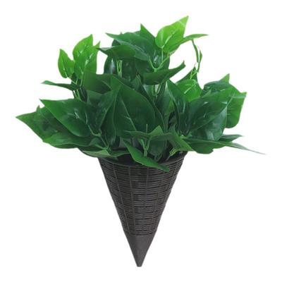 挂墙仿真花套装塑料假花小装饰品摆件家居客厅墙面壁挂件花篮绿植