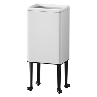 高个子厨房垃圾桶免弯腰家用高脚带轮移动客厅无盖大容量2026新款