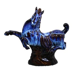 陶瓷十二生肖摆件 淄博美术陶瓷 陶瓷牛 虎 兔龙 马 羊 猴 鸡狗猪