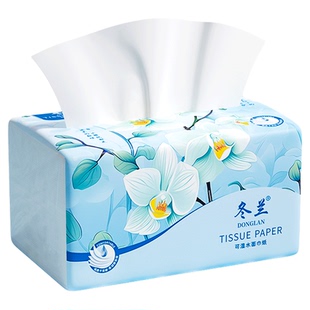 400张大包加厚抽纸家用实惠装整箱批发餐巾纸卫生纸擦手纸面巾纸