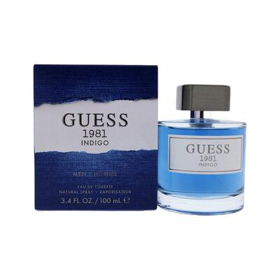 美国直邮Guess盖尔斯1981靛蓝男士男士EDT香水 100ml正品