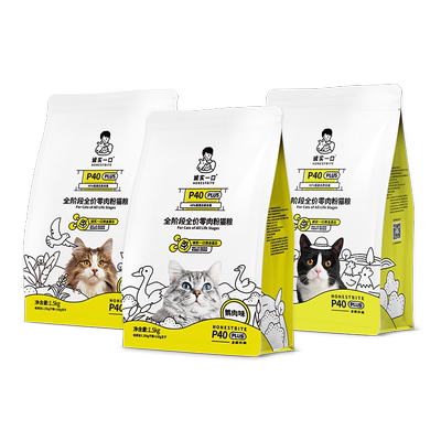 【李佳琦直播间618超级宠物节】诚实一口P40鲜肉全价猫粮
