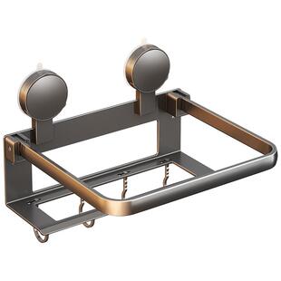 吸盘脸盆挂钩浴室盆子收纳架卫生间置物架厕所免打孔家用挂盆神器