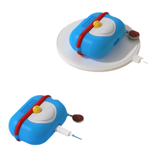 哆啦A梦适用于airpodspro2保护套airpods3保护壳airpod4s无线蓝牙ipod盒Pro二代ipods三代airpod套苹果耳机壳
