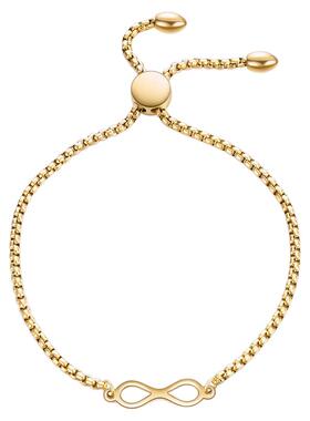 不锈钢可调节女8字手链Bracelet