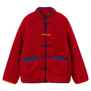 男童外套儿童新年冬装女童国风保暖上衣马年本命年衣服拜年服唐装