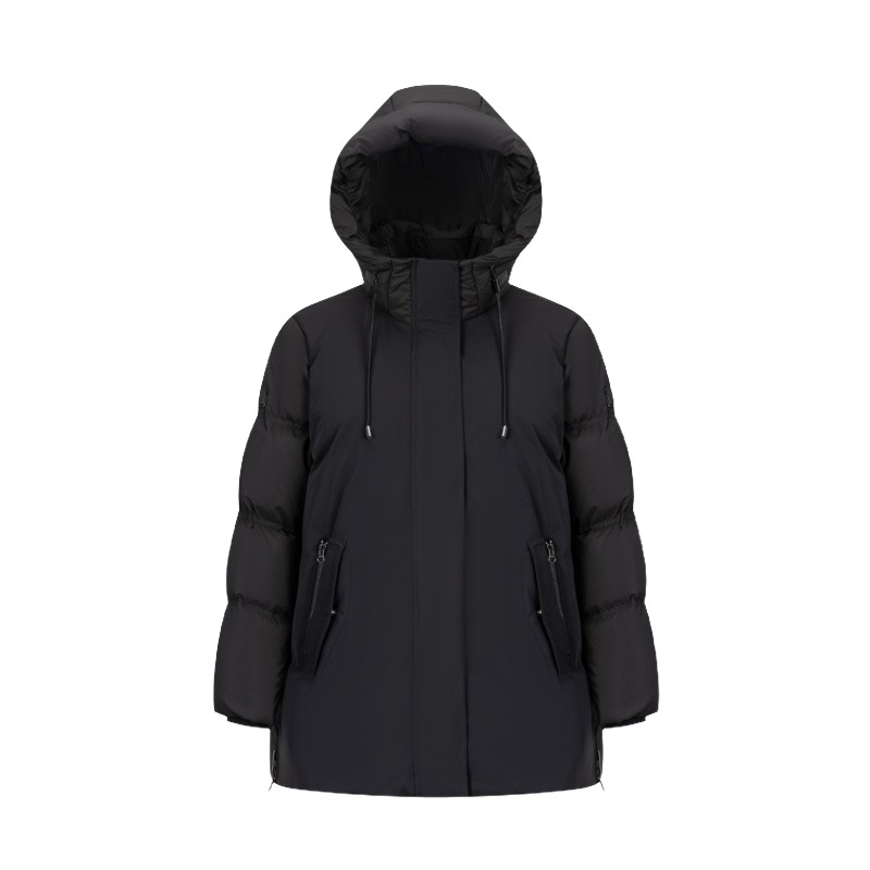 艾莱依致感鹅绒羽绒服女加厚保暖