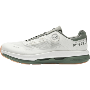 安踏男鞋跑鞋男2026春季新款减震防滑休闲鞋boa旋钮免系带运动鞋