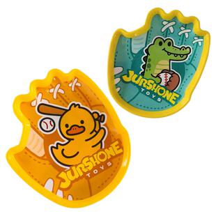 趣味吸盘抛接球亲子户外运动室内手掌粘粘球儿童益智玩具手抓球拍