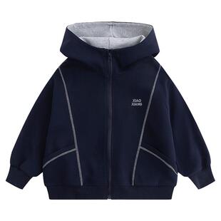 小象汉姆童装男童外套春春款2026新款儿童卫衣男童运动上衣中大童