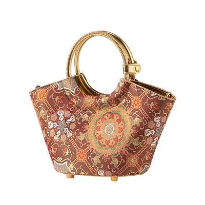 上海故事国风蜀锦手提包