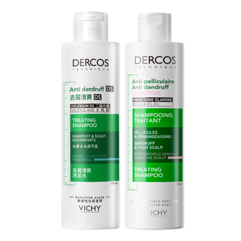 下单加赠同款50ml*2瓶薇姿洗发390ml*2瓶