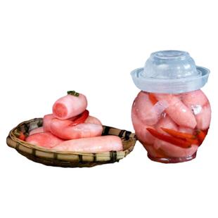 四川王婆家泡菜泡萝卜母水老料泡酸豇豆辣椒大蒜孕妇下饭菜罐装