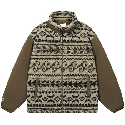 GUUKA冬季费尔岛棉服外套