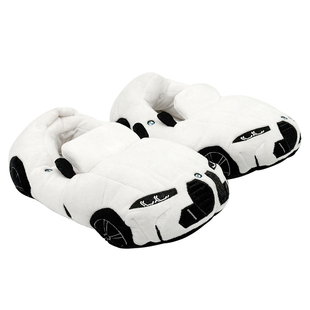爆品Car slippers仿真跑车毛绒拖鞋汽车居家情侣室内拖鞋儿童棉拖