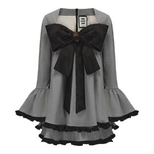 【春节不打烊】WEancheAM/未未姆 秋冬新品蝴蝶方领连衣裙