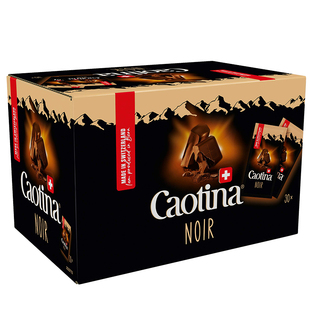 瑞士进口Caotina可提娜黑可可粉速溶巧克力粉冲饮coco粉15g*30支