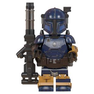 中国积木星战曼达洛人尤达宝宝重装武器暴风益智拼插儿童积木人仔