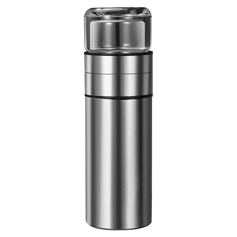 芝尚双层玻璃茶仓316内胆泡茶杯