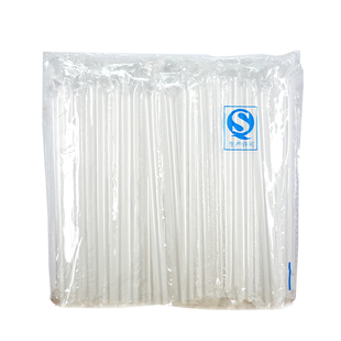 15*0.8cm 一次性短款吸管 透明中粗吸管 酸奶吸管 沙冰管 包邮