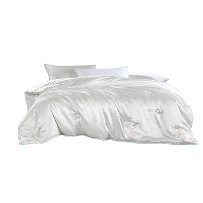 水星家纺100%蚕丝被子母二合一被