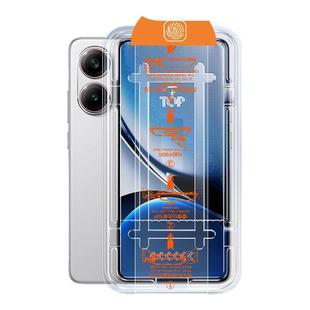 【顶配龙晶无尘仓】适用红米turbo4钢化膜redmiturbo4pro手机膜小米turbo3新款全屏覆盖防窥防爆保护曲面秒贴