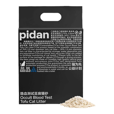 PIDAN猫砂隐血测试豆腐2.4kg去味