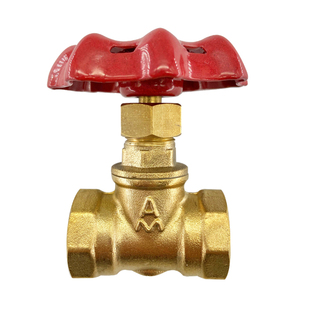 埃美柯309黄铜截止阀4分6分四氟软密封零泄露加厚手动高低阀开关