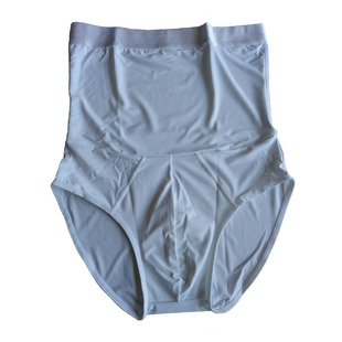 男士开口收腹裤冰丝感紧身束身三角内裤滴胶防卷透气塑臀塑腰夏季