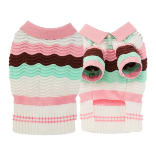 Touchdog它它狗狗毛衣猫咪衣服秋冬宠物保暖背心马尔济斯中小型犬