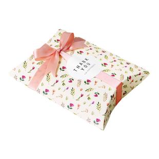 简约高档小礼品包装盒创意纸质枕头礼盒定制logo饰品包装彩盒糖果