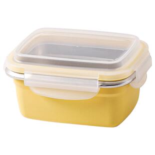 川岛屋儿童水果盒小学生专用食品级不锈钢保鲜盒便携外出带便当盒