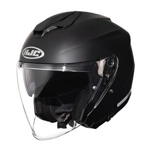 hjc双镜片四分之三半盔摩托车机车巡航头盔四季男女复古安全帽I30