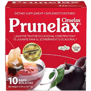 美版Prunelax Ciruelax常润茶润肠通便改善肠道便秘天然西梅茶包