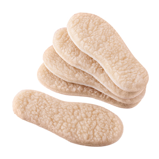 儿童鞋垫冬季加绒保暖羊羔绒小孩专用棉鞋垫加厚可裁剪小学生吸汗