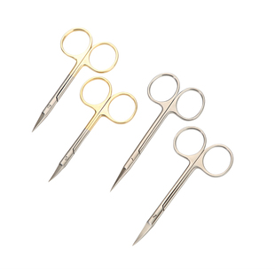 医用眼科剪刀不锈钢双眼皮手术小剪刀外科拆线剪组织剪直弯头剪子